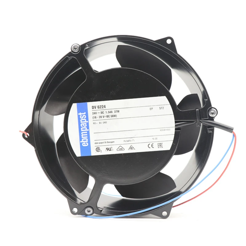 DV6224 | ebm-papst 24V 41W DC Diagonal Fan for Electronics Cooling