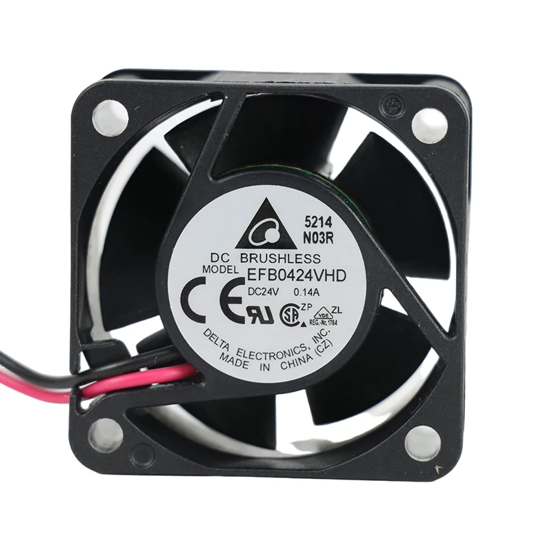 EFB0424VHD | Delta Electronics 24VDC 2.16W Axial Fan for Industrial Equipment Cooling