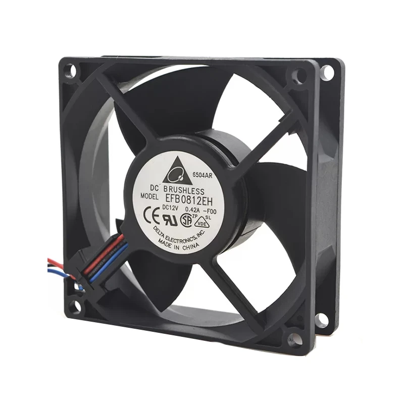 EFB0812EH | Delta Electronics 12VDC 5.04W Axial Fan for Industrial Equipment Cooling