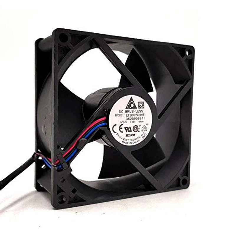 EFB0924HHE | Delta Electronics 24VDC 46W Axial Fan for Industrial Equipment Cooling