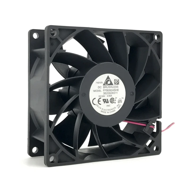 FFB0924SHE | Delta Electronics 24VDC 9.6W Axial Fan for Server and Telecommunications Cooling