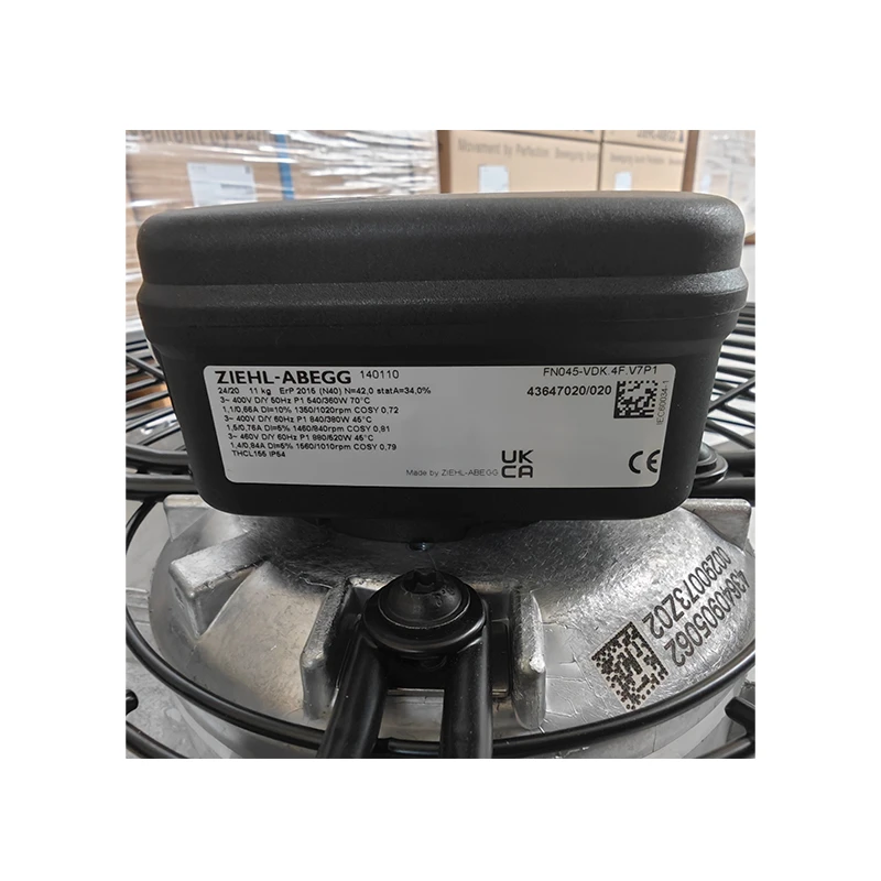 FN045-VDK.4F.V7P1 | ZIEHL-ABEGG 400V 540W AC Axial Fan for Cooling & Ventilation Systems