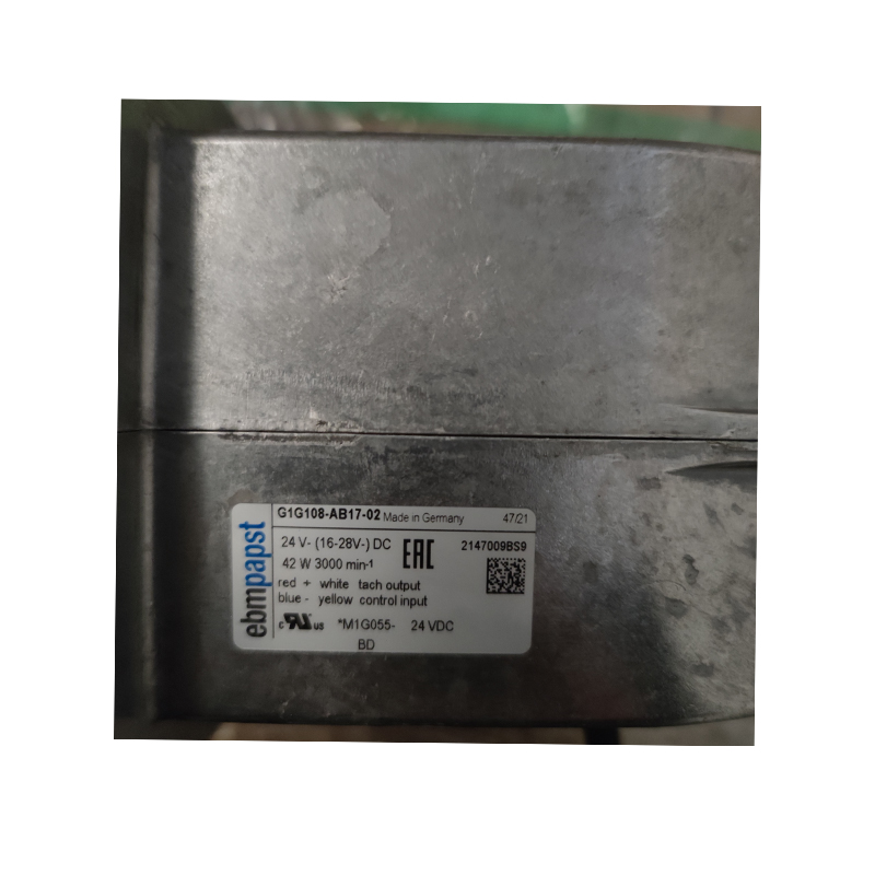 G1G108-AB17-02 | ebm-papst 24V 42W EC Centrifugal Blower for Cabinet Cooling