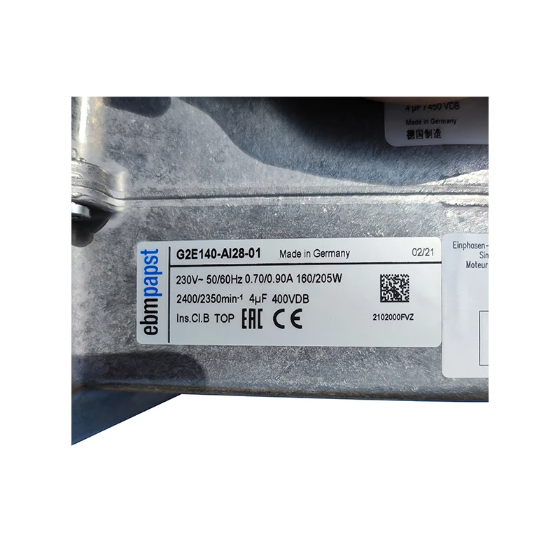 G2E140-AI28-01 | ebm-papst 230V 160W AC Centrifugal Blower for HVAC