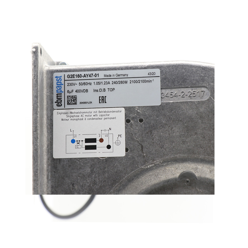 G2E160-AY47-01 | ebm-papst 230V 240W AC Centrifugal Blower for Cleanroom Ventilation