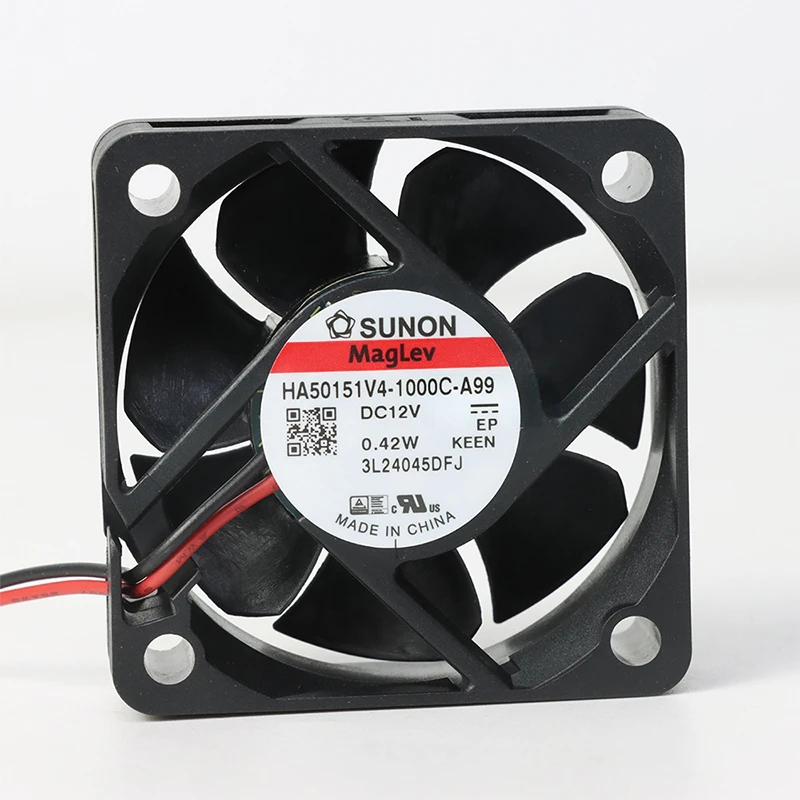 HA50151V4-1000U-A99 | SUNON 12V 0.42W 50x50x15mm 7.7m3/h DC Axial Fan for Industrial Cooling