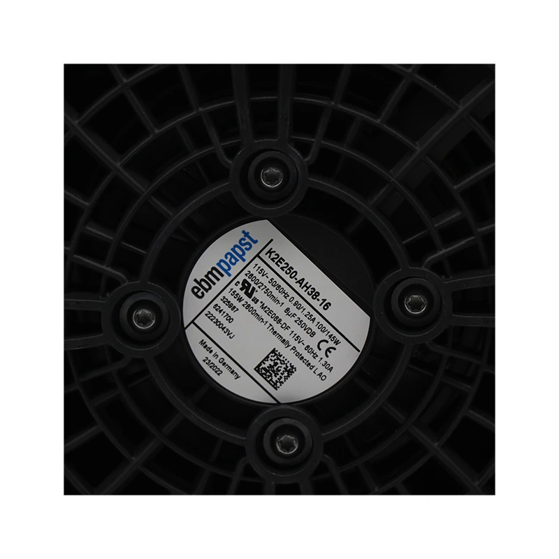 K2E250-AH38-16 | ebm-papst 115V 145W AC Centrifugal Fan for Energy Storage