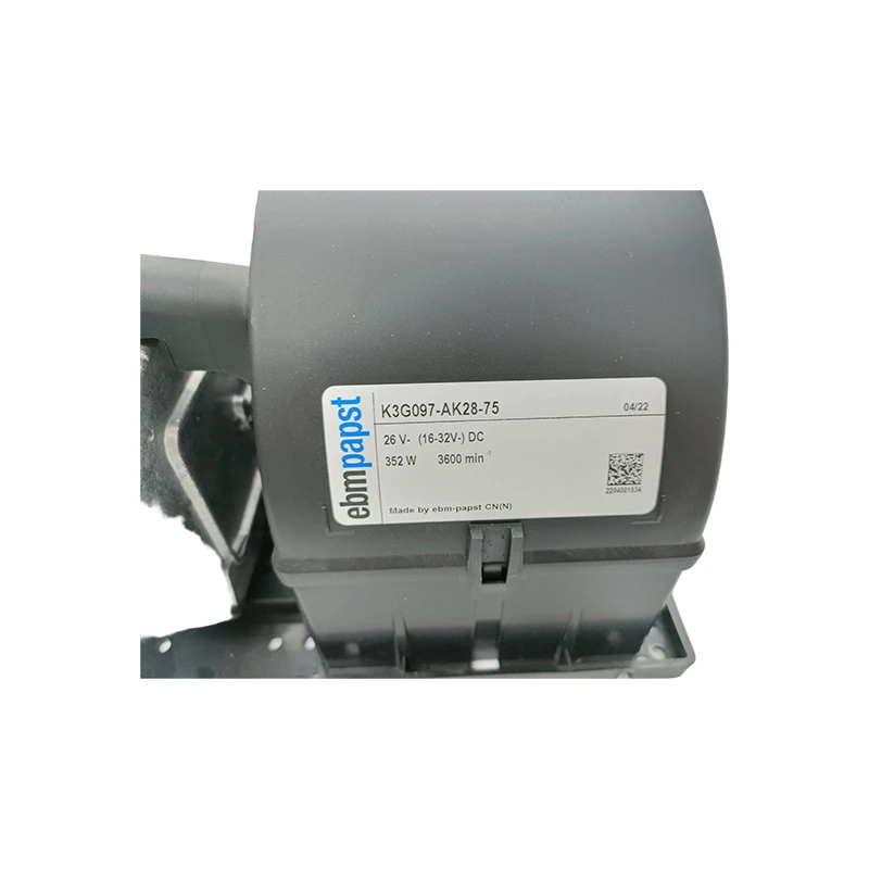 K3G097-AK28-75 | ebm-papst 26V 352W EC Centrifugal Fan for Air Handling