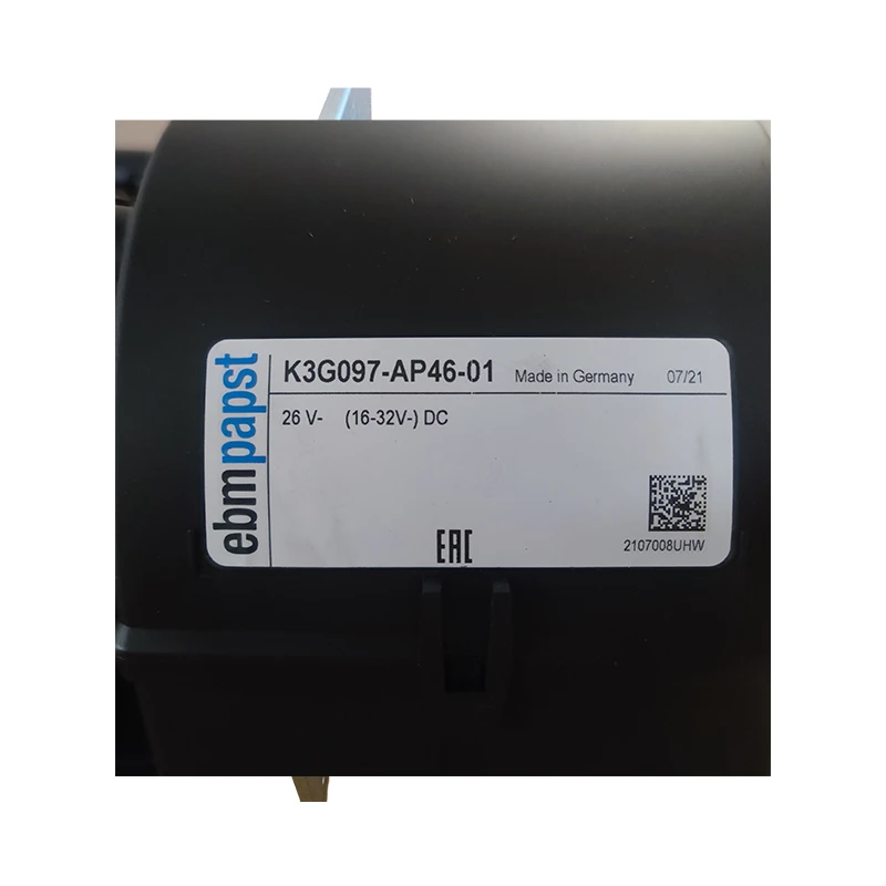 K3G097-AP46-01 | ebm-papst 26V 350W EC Centrifugal Fan for Air Handling