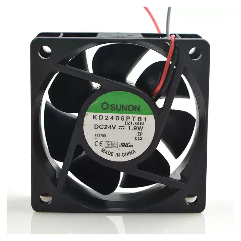 KD2406PTB1 | SUNON 24V 2.6W 60x60x25mm DC Axial Fan for Industrial Cooling