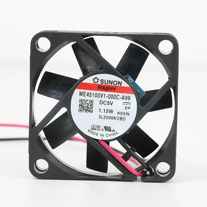 ME45100V1-000U-A99 | SUNON 5V 1.12W 45x45x10mm 18.7m3/h DC Axial Fan for Industrial Cooling