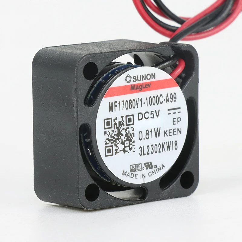 MF17080V1-1000U-A99 | SUNON 5V 0.81W 17x17x8mm 0.9m3/h DC Axial Fan for Telecommunications