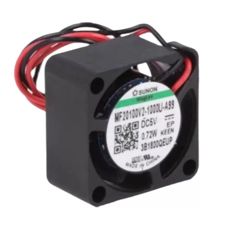 MF20100V2-1000U-A99 | SUNON 5V 0.72W 20x20x10mm 2.5m3/h DC Axial Fan for Telecommunications