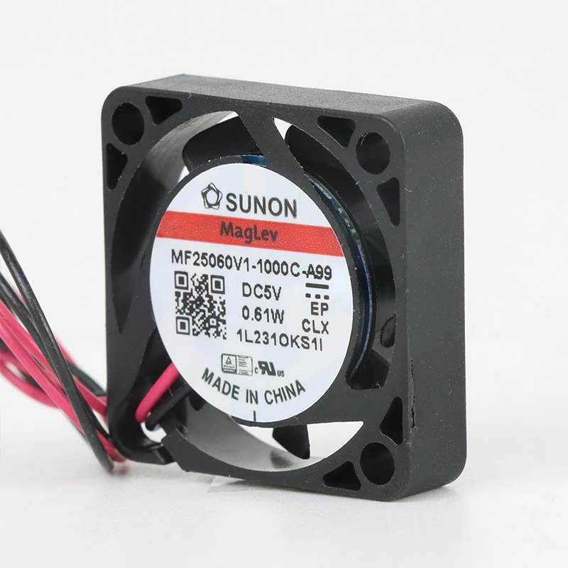 MF25060V1-1000U-A99 | SUNON 5V 0.61W 25x25x6mm 3m3/h DC Axial Fan for Telecommunications