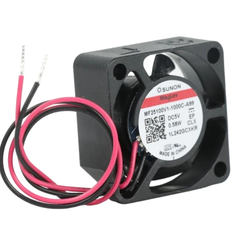 MF25100V1-1000U-A99 | SUNON 5V 0.58W 25x25x10mm 3.5m3/h DC Axial Fan for Telecommunications