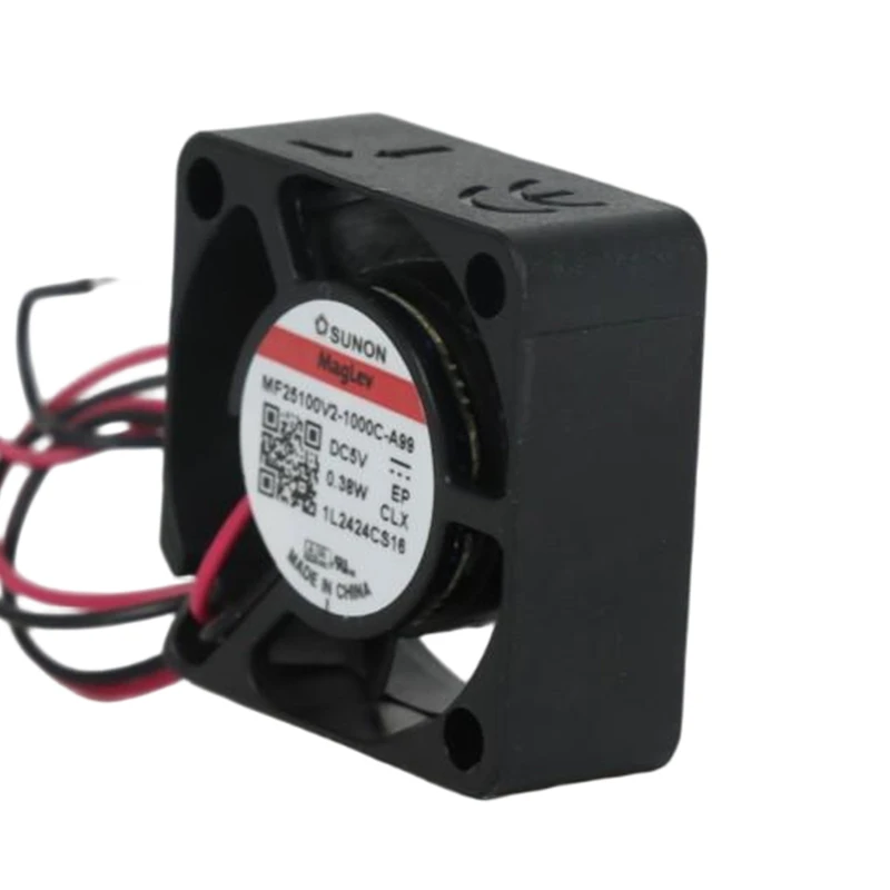MF25100V2-1000U-A99 | SUNON 5V 0.38W 25x25x10mm 5.1m3/h DC Axial Fan for Telecommunications