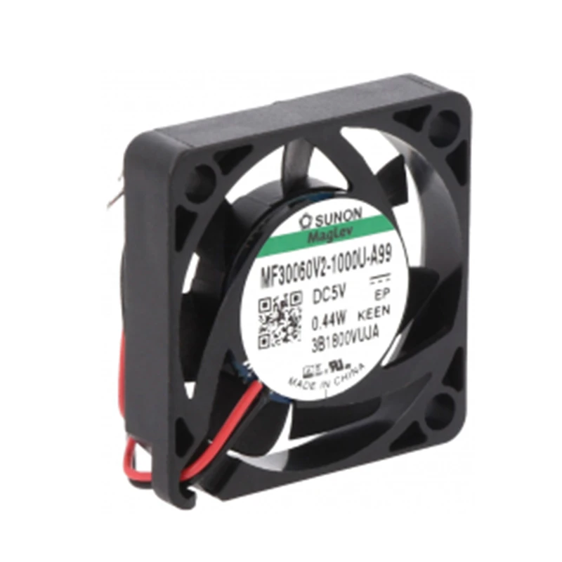 MF30060V2-1000U-A99 | SUNON 5V 0.36W 30x30x6mm 6.3m3/h DC Axial Fan for Telecommunications