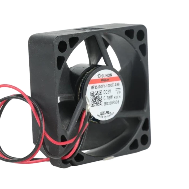 MF35100V1-1000U-A99 | SUNON 5V 0.78W 35x35x10mm 7.2m3/h DC Axial Fan for Telecommunications