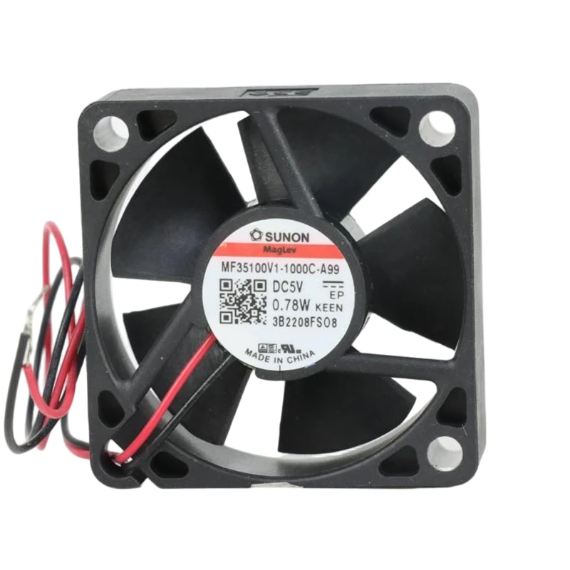 MF35100V1-1000U-A99 | SUNON 5V 0.78W 35x35x10mm 7.2m3/h DC Axial Fan for Telecommunications