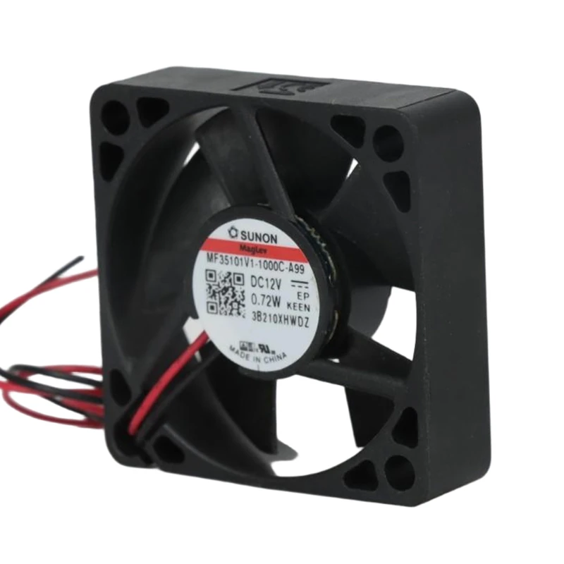 MF35101V1-1000U-A99 | SUNON 12V 0.72W 35x35x10mm 7.2m3/h DC Axial Fan for Telecommunications