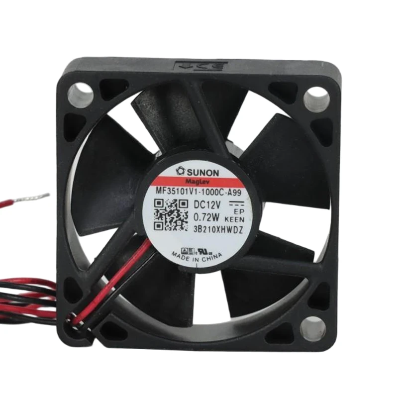 MF35101V1-1000U-A99 | SUNON 12V 0.72W 35x35x10mm 7.2m3/h DC Axial Fan for Telecommunications
