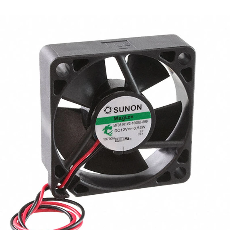 MF35101V2-1000U-A99 | SUNON 12V 0.42W 35x35x10mm 11m3/h DC Axial Fan for Telecommunications