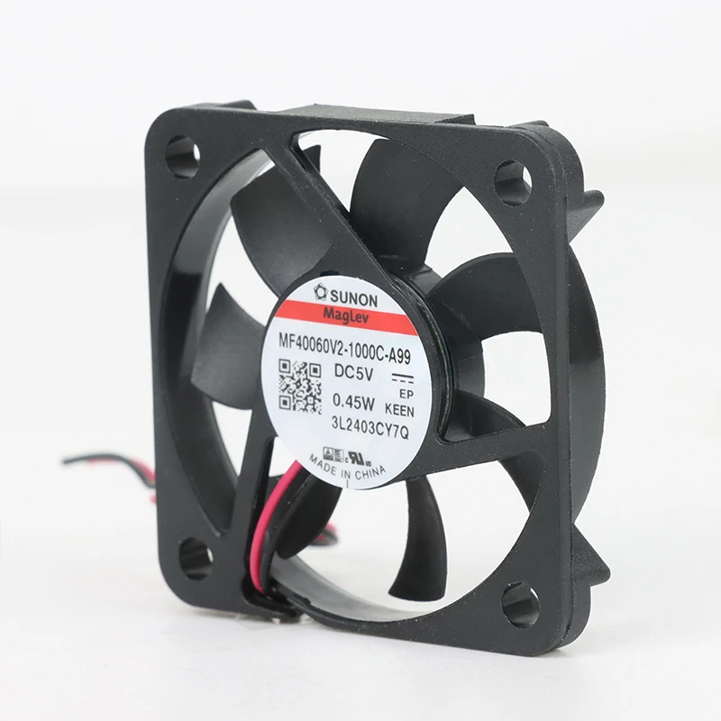 MF40060V2-1000U-A99 | SUNON 5V 0.45W 40x40x6mm 5.5m3/h DC Axial Fan for Telecommunications