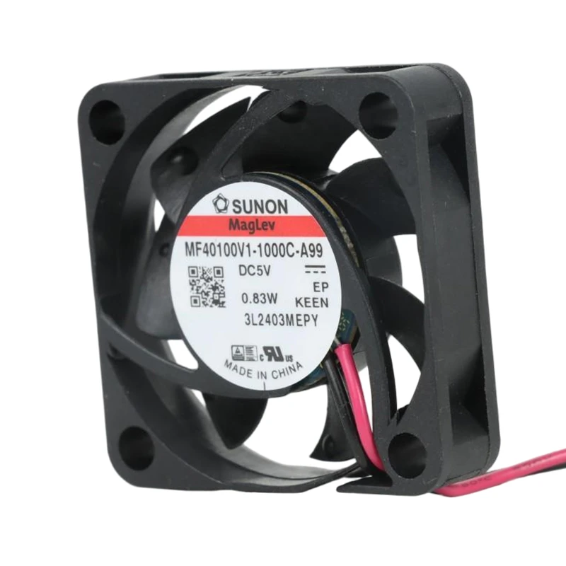MF40100V1-1000U-A99 | SUNON 5V 0.83W 40x40x10mm 8m3/h DC Axial Fan for Telecommunications