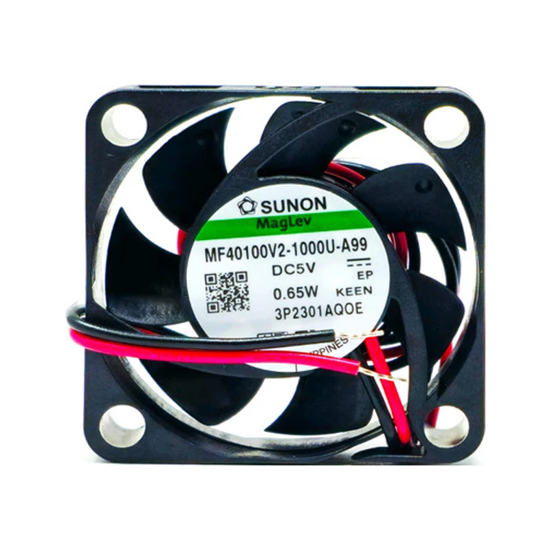 MF40100V2-1000U-G99 | SUNON 5V 0.47W 40x40x10mm 11.8m3/h DC Axial Fan for Telecommunications
