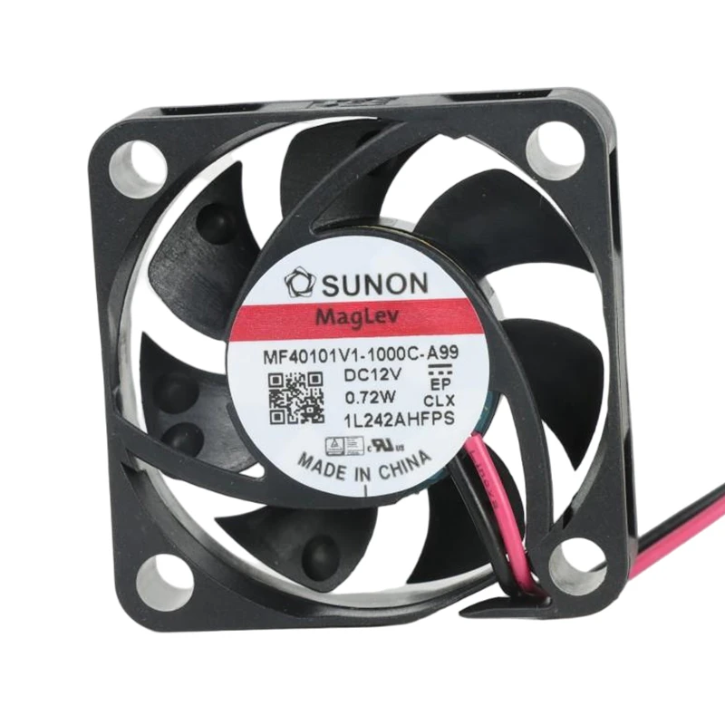 MF40101V1-1000U-A99 | SUNON 12V 0.72W 40x40x10mm 8m3/h DC Axial Fan for Telecommunications