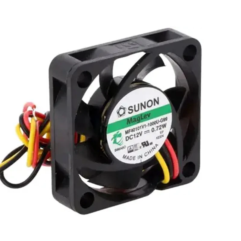 MF40101V1-1000U-G99 | SUNON 12V 0.72W 40x40x10mm 13.6m3/h DC Axial Fan for Telecommunications