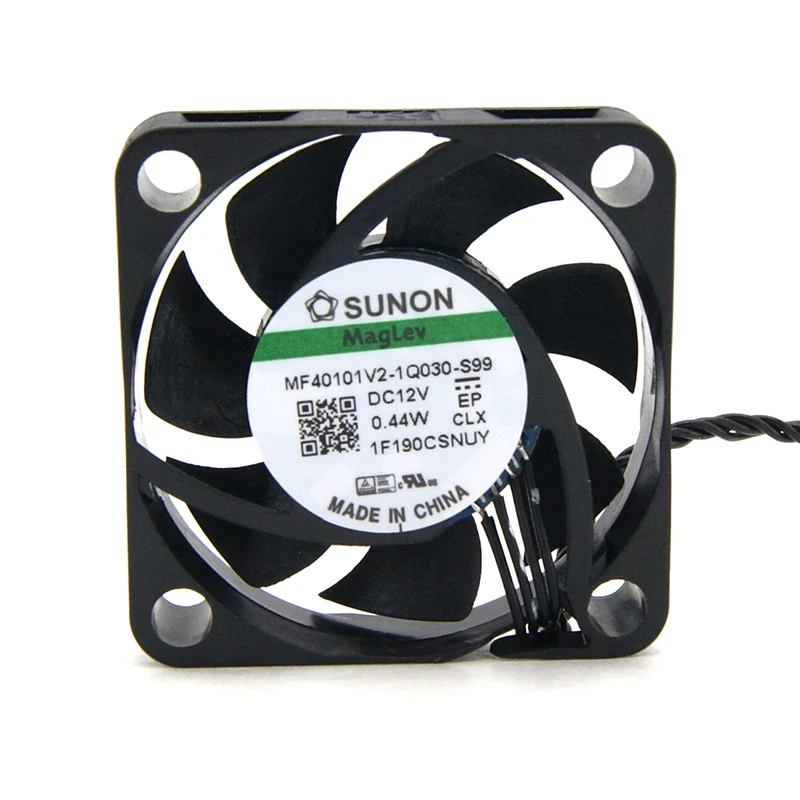 MF40101V2-1Q030-S99 | SUNON 12V 0.48W 40x40x10mm 11.9m3/h DC Axial Fan for Data Center Cooling