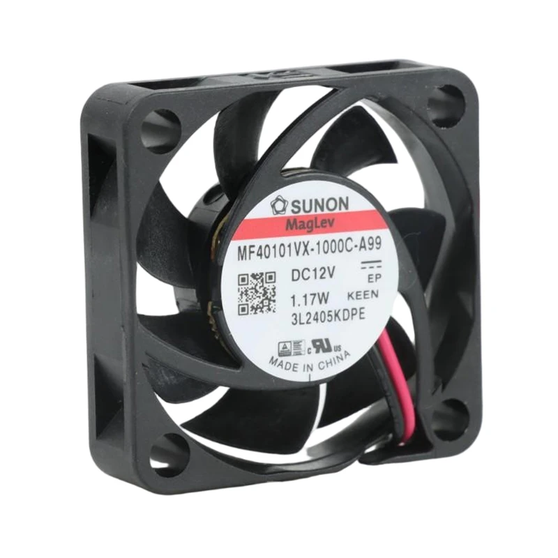 MF40101VX-1000U-A99 | SUNON 12V 1.17W 40x40x10mm 9.9m3/h DC Axial Fan for Telecommunications