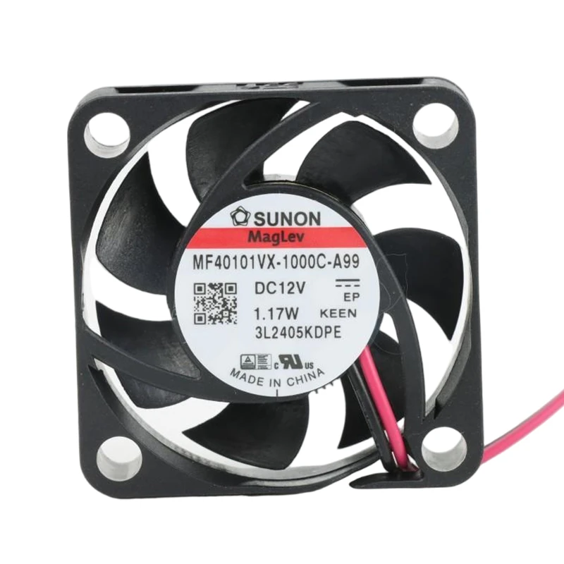 MF40101VX-1000U-A99 | SUNON 12V 1.17W 40x40x10mm 9.9m3/h DC Axial Fan for Telecommunications