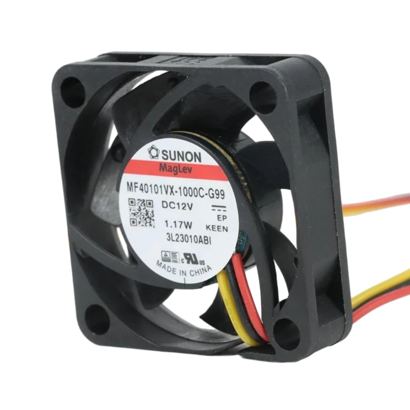 MF40101VX-1000U-G99 | SUNON 12V 1.17W 40x40x10mm 16.83m3/h DC Axial Fan for Telecommunications