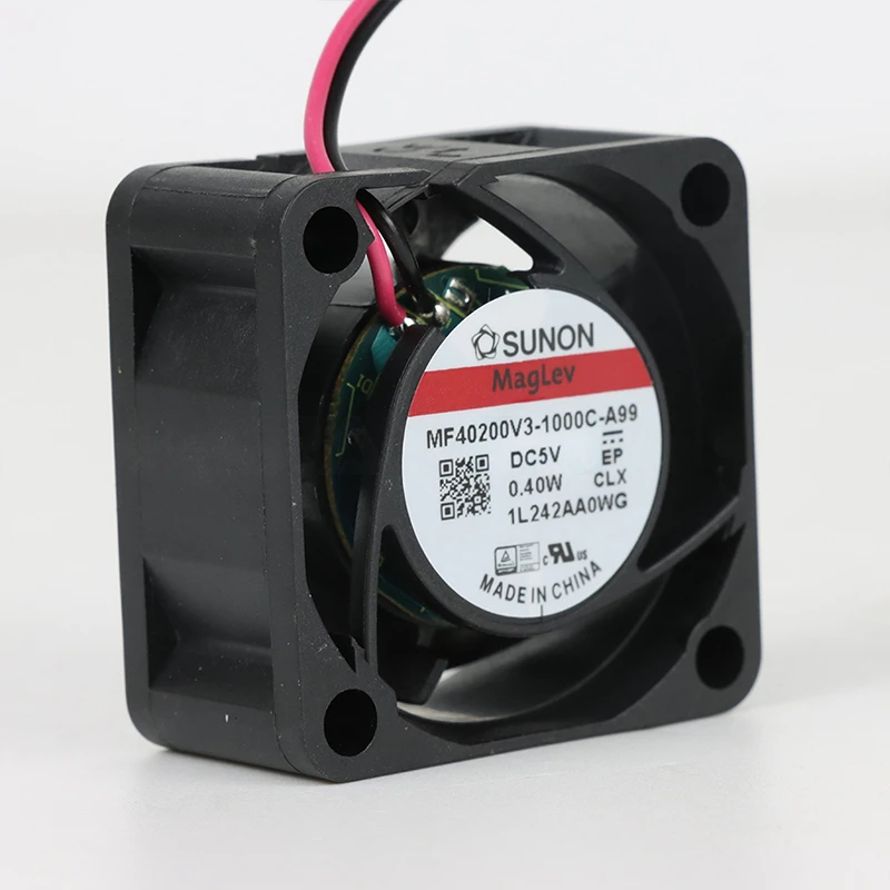 MF40200V3-1000U-A99 | SUNON 5V 0.4W 40x40x20mm 6.3m3/h DC Axial Fan for Telecommunications