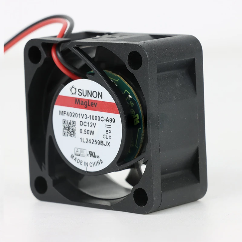 MF40201V3-1000U-A99 | SUNON 12V 0.5W 40x40x20mm 6.3m3/h DC Axial Fan for Telecommunications