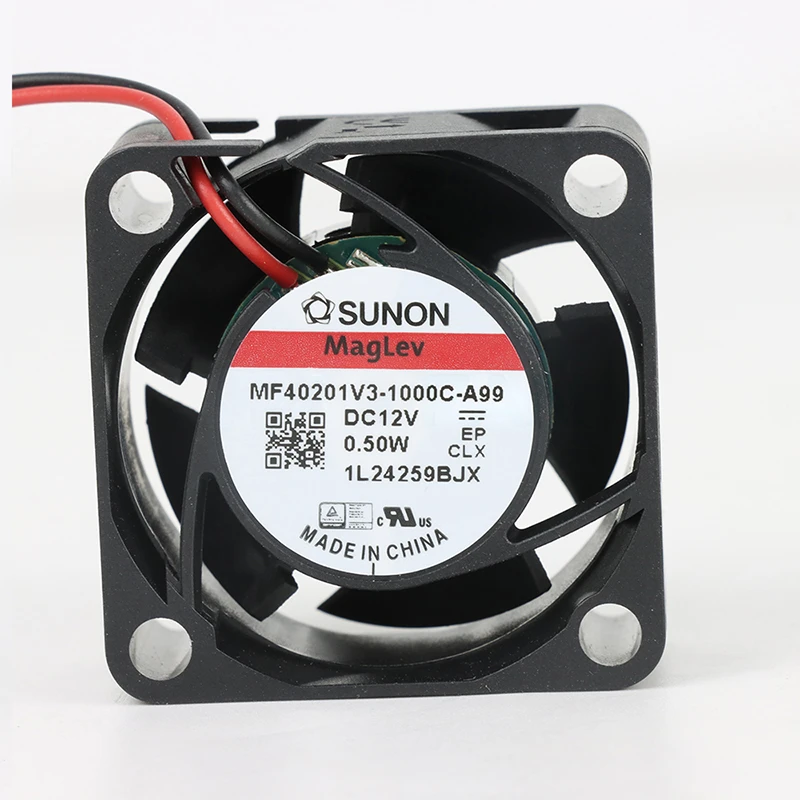 MF40201V3-1000U-A99 | SUNON 12V 0.5W 40x40x20mm 6.3m3/h DC Axial Fan for Telecommunications