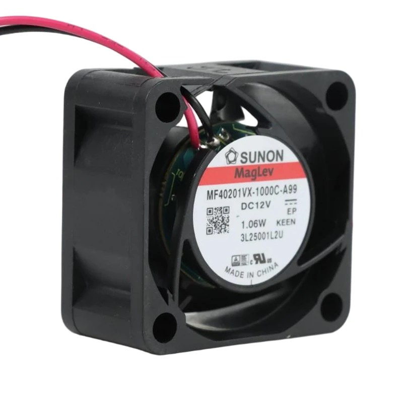MF40201VX-1000U-A99 | SUNON 12V 1.06W 40x40x20mm 10.8m3/h DC Axial Fan for Telecommunications