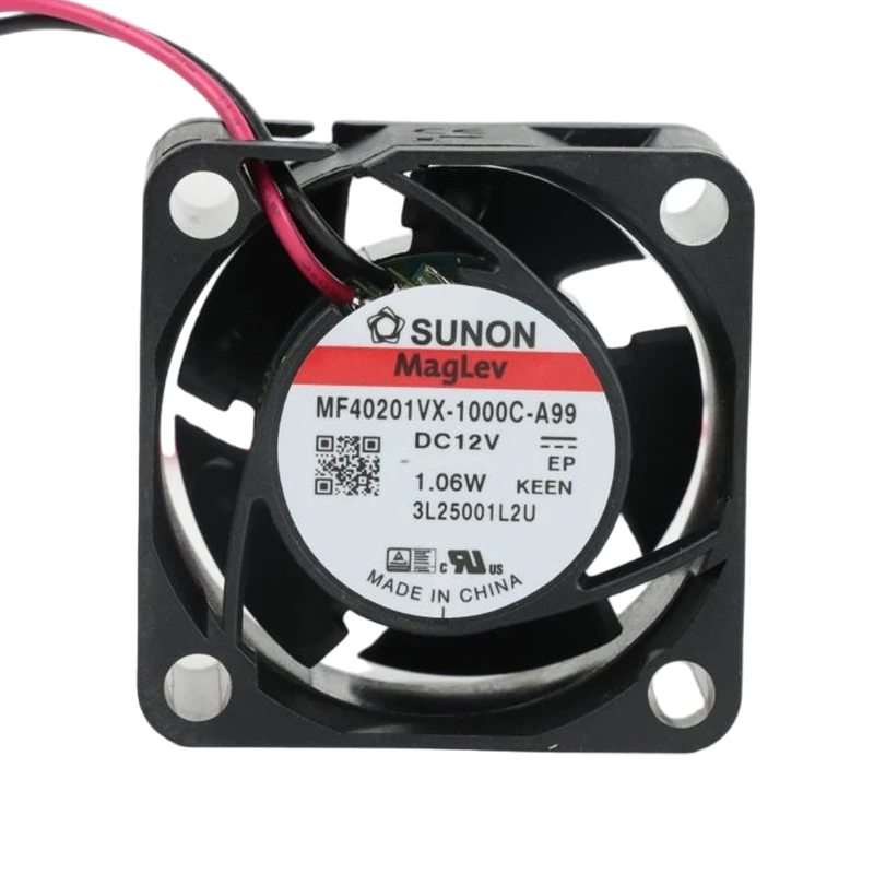 MF40201VX-1000U-A99 | SUNON 12V 1.06W 40x40x20mm 10.8m3/h DC Axial Fan for Telecommunications
