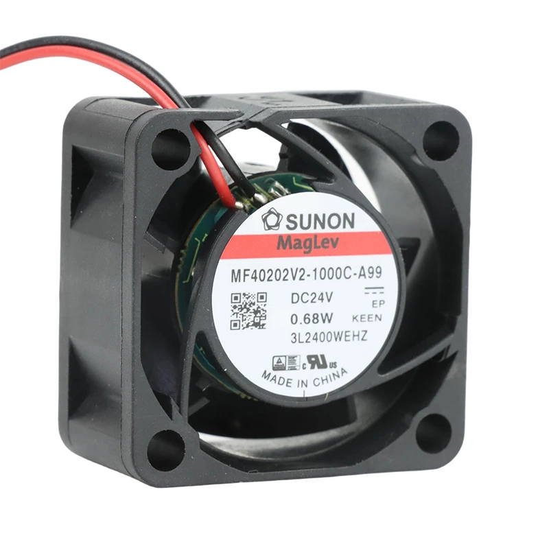 MF40202V2-1000U-A99 | SUNON 24V 0.68W 40x40x20mm 7.7m3/h DC Axial Fan for Telecommunications