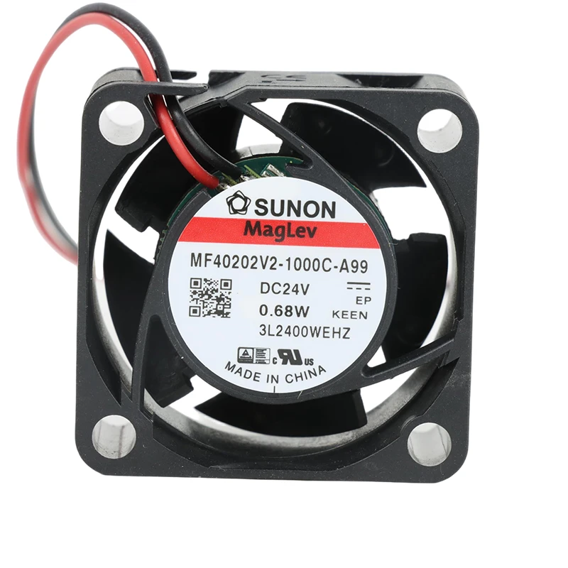 MF40202V2-1000U-A99 | SUNON 24V 0.68W 40x40x20mm 7.7m3/h DC Axial Fan for Telecommunications