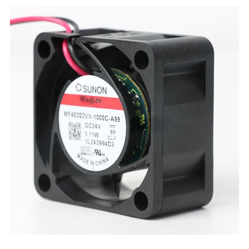 MF40202VX-1000U-A99 | SUNON 24V 1.11W 40x40x20mm 10.8m3/h DC Axial Fan for Telecommunications