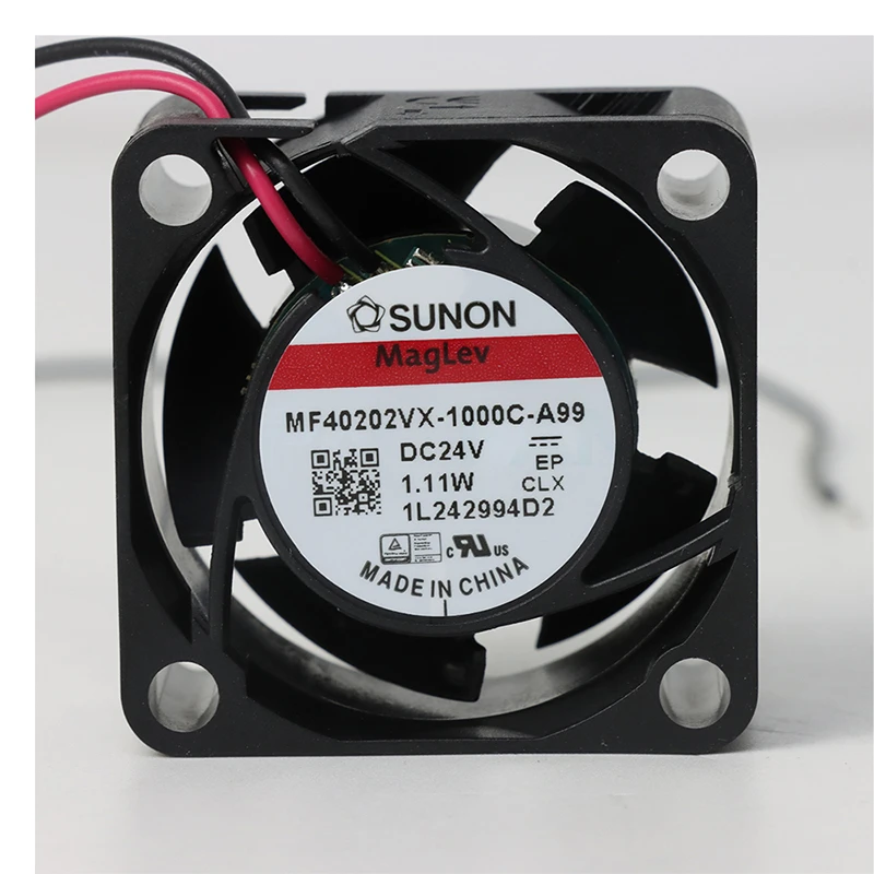 MF40202VX-1000U-A99 | SUNON 24V 1.11W 40x40x20mm 10.8m3/h DC Axial Fan for Telecommunications