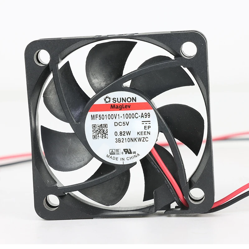 MF50100V1-1000U-A99 | SUNON 5V 0.82W 50x50x10mm 13.8m3/h DC Axial Fan for Telecommunications