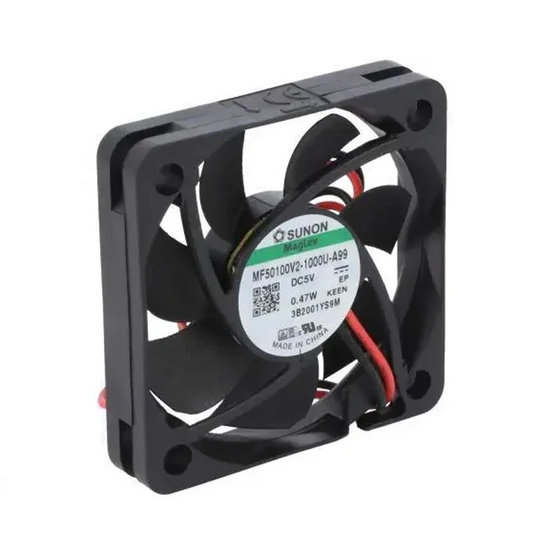 MF50100V2-1000U-A99 | SUNON 5V 0.43W 50x50x10mm 18.7m3/h DC Axial Fan for Telecommunications
