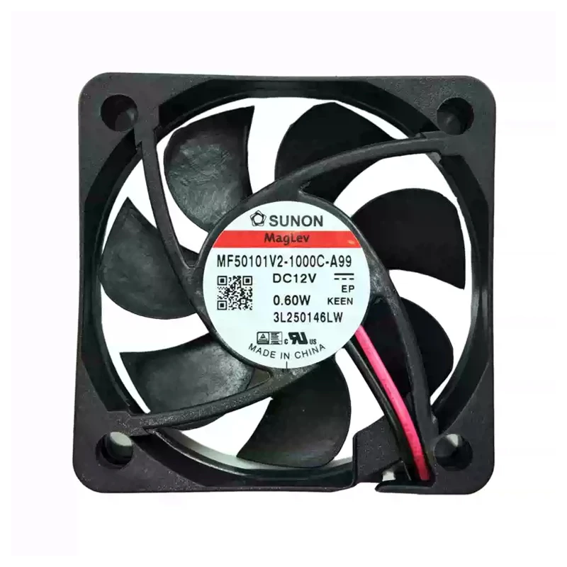 MF50101V2-1000U-A99 | SUNON 12V 0.6W 50x50x10mm 18.5m3/h DC Axial Fan for Telecommunications
