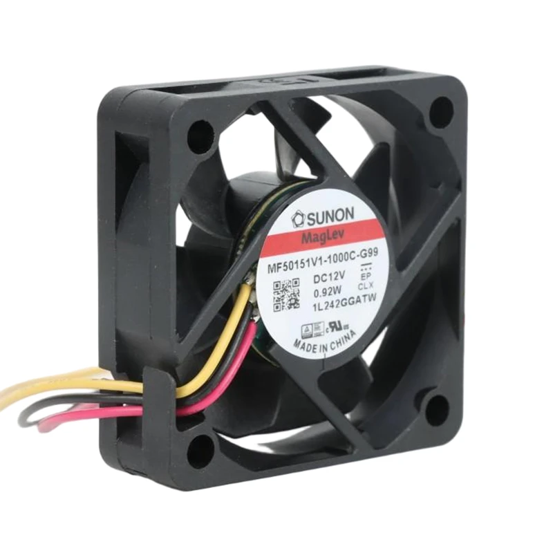 MF50151V1-1000U-G99 | SUNON 12V 0.92W 50x50x15mm 17m3/h DC Axial Fan for Telecommunications