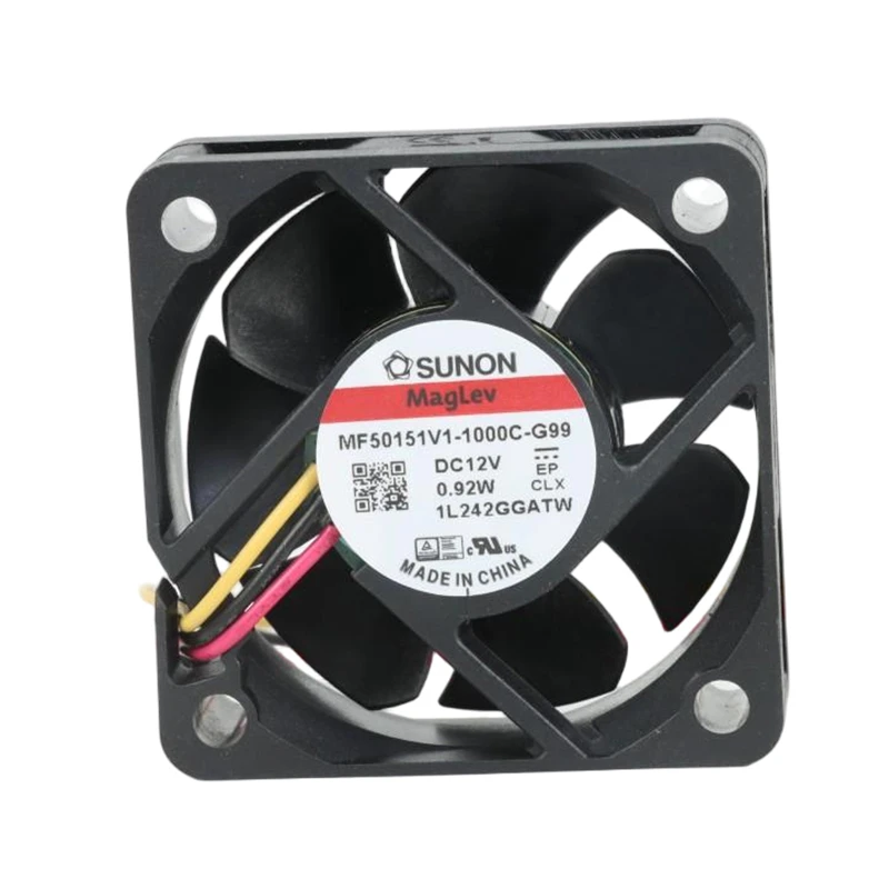 MF50151V1-1000U-G99 | SUNON 12V 0.92W 50x50x15mm 17m3/h DC Axial Fan for Telecommunications