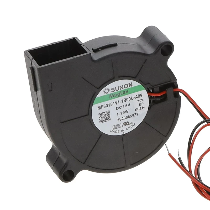 MF50151V1-1B00U-A99 | SUNON 12V 1.14W 50x50x15mm 7.6m3/h DC Axial Fan for Telecommunications